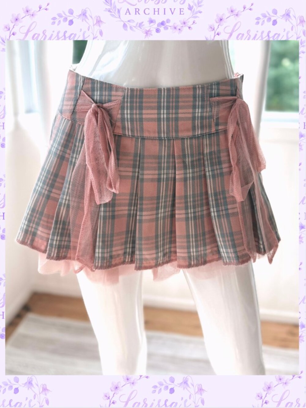 Current Mood by Dolls Kill | "Baby Not So Innocent" Plaid Tulle Skirt | Size XS